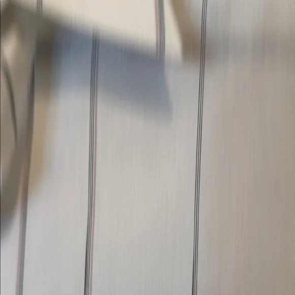 Yves Saint Laurent Men's Off White Striped Dress Shirt - Picture 7 of 9